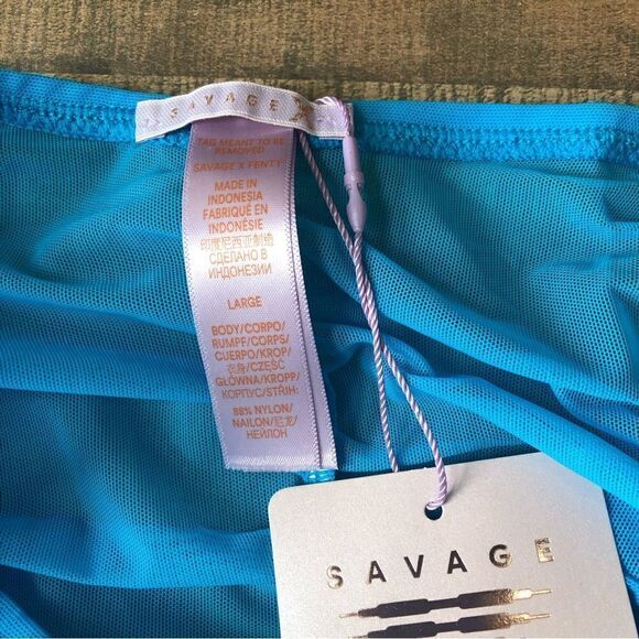 Fenty Gathered Mesh Booty Short - Picture 5 of 7